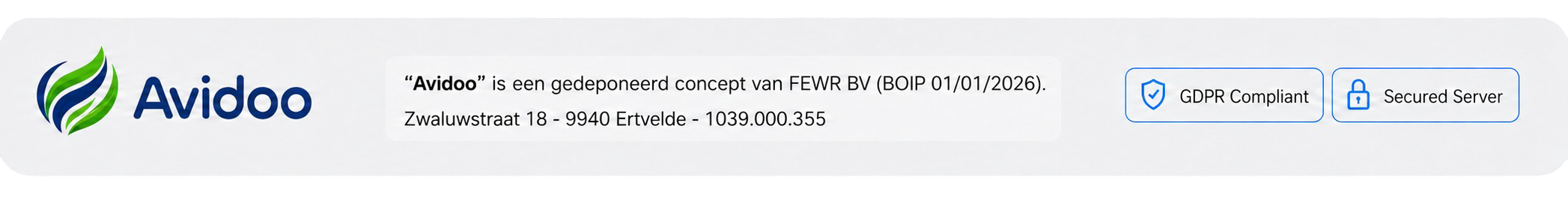 Avidoo — Goede zorg zichtbaar. GDPR Compliant. Secured Server.