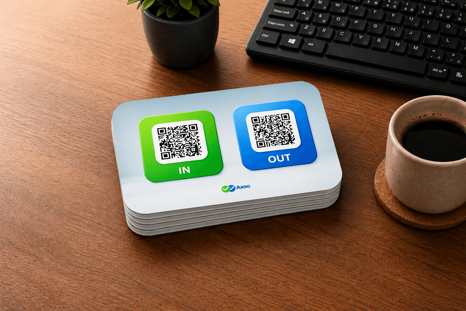 Axoo ScanTags voor digitale prikklok op de werkvloer