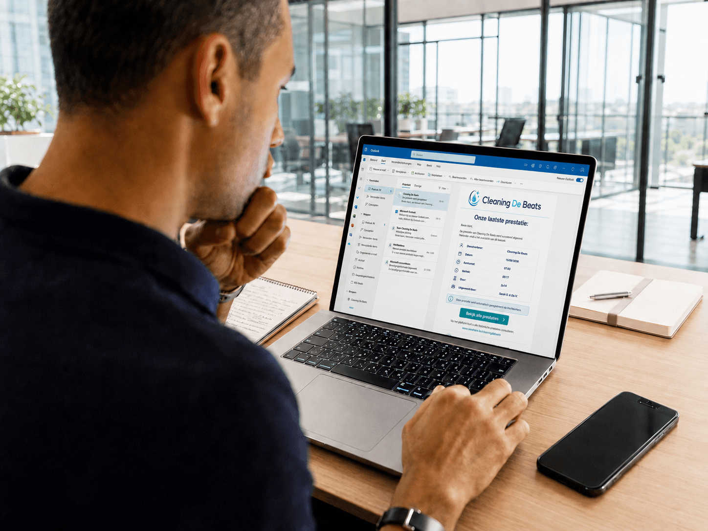 Automatische prestatiemail